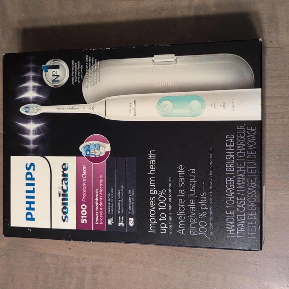 Philips Sonicare Protective Clean 5100 Rechargeable Electric Toothbrush - White